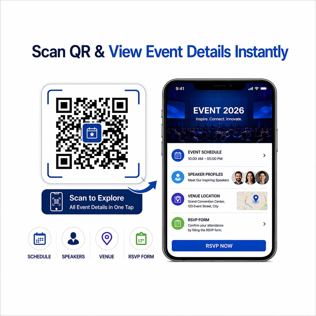 Event QR code check-in